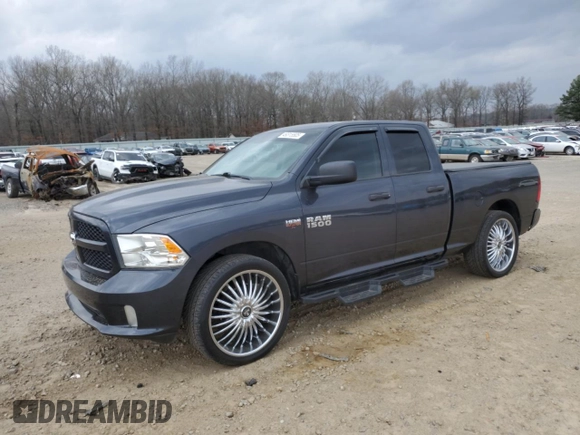 2016 Ram 1500 Express z VIN 1C6RR6FT5GS136244, wystawiony jako Copart lot #49315505 z przebiegiem 135 095 mil mil oraz Szkoda całkowita • Salvage title. Historia ofert i sprzedaży dostępna na DreamBid. Obrazek 1.