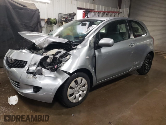 2007 Toyota Yaris with VIN JTDJT923275114473, listed as a Copart auction lot 52242355 with 137,963 mi miles and Salvage Title. Bid and sale history available at carsss.com. Image 1.