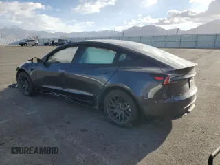 2025 Tesla Model 3 Long Range with VIN 5YJ3E1EB3SF891419, listed as a Copart auction lot 43178755 with Not Provided miles and Salvage Title. Bid and sale history available at DreamBid. Image 2.