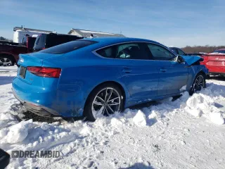 2022 Audi A5 Sportback S line Prestige with VIN WAUEACF51NA038441, listed as a Copart auction lot 38583504 with 12,850 mi miles. Bid and sale history available at carsss.com. Image 3.