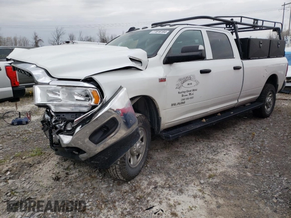 2022 Ram 2500 Tradesman with VIN 3C6UR5HJ8NG346549, listed as a Copart auction lot 77816184 with 43,315 mi miles and Salvage title. Bid and sale history available at DreamBid. Image 1.