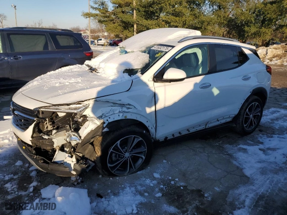 2023 Buick Encore GX Select with VIN KL4MMDS22PB132021, listed as a Copart auction lot 41632175 with 8,722 mi miles and Non Repairable. Bid and sale history available at carsss.com. Image 1.