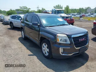 2016 GMC Terrain SLE z VIN 2GKFLNE31G6355752, wystawiony jako IAAI lot #42467807 z przebiegiem 125 713 mil mil oraz . Historia ofert i sprzedaży dostępna na DreamBid. Obrazek 1.