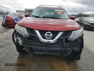 2016 Nissan Rogue SV with VIN 5N1AT2MTXGC918273, listed as a Copart auction lot 49716755 with 54,505 mi miles and Salvage Title. Bid and sale history available at carsss.com. Image 5.