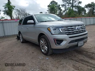 2018 Ford Expedition Max Limited with VIN 1FMJK1KT4JEA11627, listed as a IAAI auction lot 40714937 with 170,213 mi miles and . Bid and sale history available at DreamBid. Image 1.