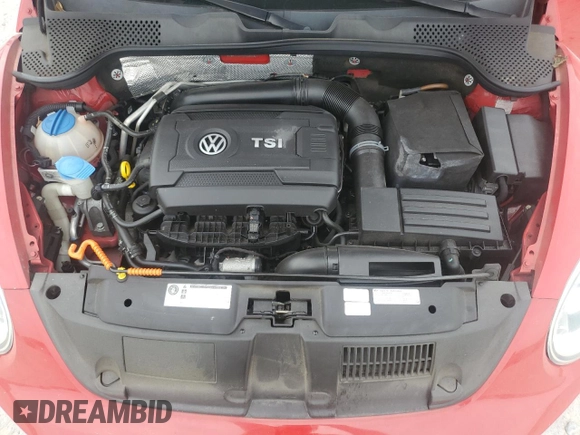 2014 Volkswagen Beetle Entry z VIN 3VWF17AT1EM638445, wystawiony jako Copart lot #62499104 z przebiegiem 85 895 mil mil oraz Szkoda całkowita • Salvage title. Historia ofert i sprzedaży dostępna na DreamBid. Obrazek 13.