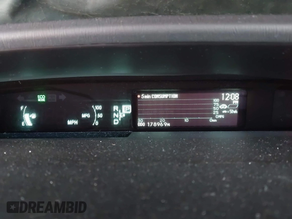 2015 Toyota Prius Four with VIN JTDKN3DU7F1999440, listed as a IAAI auction lot 41614435 with 178,969 mi miles. Bid and sale history available at carsss.com. Image 7.