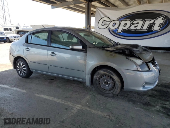 2011 Nissan Sentra S with VIN 3N1AB6AP4BL607122, listed as a Copart auction lot 59124895 with Not provided miles and Salvage title. Bid and sale history available at DreamBid. Image 4.
