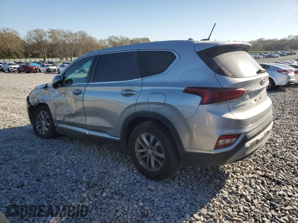 2020 Hyundai Santa Fe SE with VIN 5NMS23AD1LH257582, listed as a Copart auction lot 49551865 with 101,380 mi miles and Salvage Title. Bid and sale history available at carsss.com. Image 2.