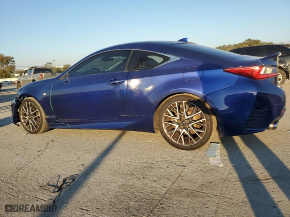 2015 Lexus RC 350 with VIN JTHHE5BC2F5010774, listed as a Copart auction lot 73773814 with 143,534 mi miles and Salvage Title. Bid and sale history available at carsss.com. Image 2.