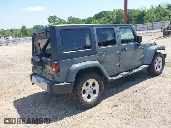 2014 Jeep Wrangler Unlimited Sahara with VIN 1C4BJWEG5EL326980, listed as a IAAI auction lot 42031659 with 116,181 mi miles and . Bid and sale history available at DreamBid. Image 4.