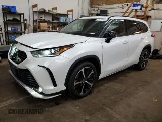 2022 Toyota Highlander XSE z VIN 5TDJZRBH1NS221516, wystawiony jako Copart lot #57815665 z przebiegiem 47 097 mil mil oraz Szkoda całkowita • Salvage title. Historia ofert i sprzedaży dostępna na DreamBid. Obrazek 1.
