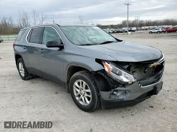 2020 Chevrolet Traverse LS with VIN 1GNEVFKW4LJ267174, listed as a Copart auction lot 53583505 with 71,416 mi miles and Salvage title. Bid and sale history available at DreamBid. Image 14.