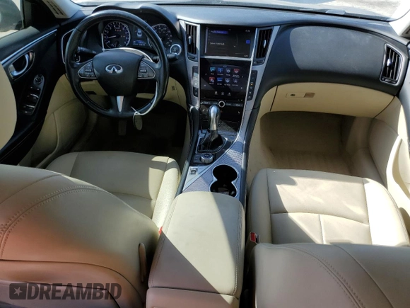 2015 Infiniti Q50 Premium with VIN JN1BV7AP3FM357305, listed as a Copart auction lot 52581735 with 126,303 mi miles and Clean Title. Bid and sale history available at carsss.com. Image 8.
