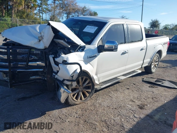 2016 Ford F-150 XLT with VIN 1FTFW1EF4GFA70555, listed as a IAAI auction lot 41733971 with 218,209 mi miles. Bid and sale history available at carsss.com. Image 2.