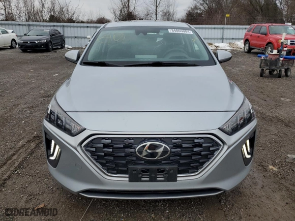 2021 Hyundai Ioniq Plug-In Hybrid SE with VIN KMHC65LDXMU245437, listed as a Copart auction lot 84065004 with NaN miles and Salvage Title. Bid and sale history available at carsss.com. Image 5.