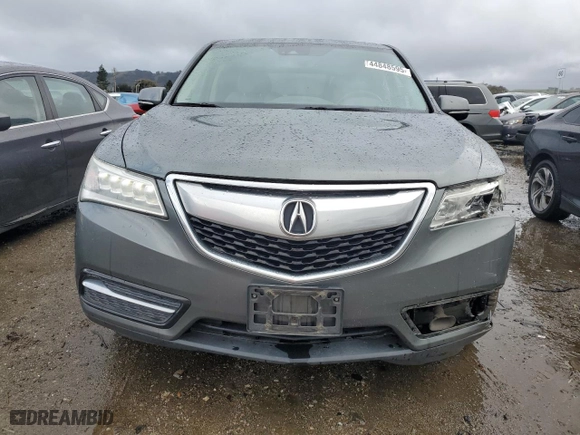 2016 Acura MDX w/Tech with VIN 5FRYD3H46GB009862, listed as a Copart auction lot 44848595 with 88,726 mi miles and Salvage Title. Bid and sale history available at carsss.com. Image 5.