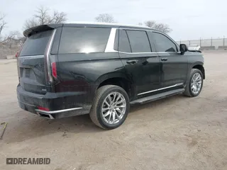2022 Cadillac Escalade 4WD Premium Luxury with VIN 1GYS4BKL1NR130608, listed as a IAAI auction lot 41511561 with 37,897 mi miles. Bid and sale history available at carsss.com. Image 4.