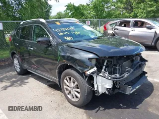 2017 Nissan Rogue SV with VIN 5N1AT2MV4HC739357, listed as a IAAI auction lot 42534737 with 144,336 mi miles and . Bid and sale history available at DreamBid. Image 1.