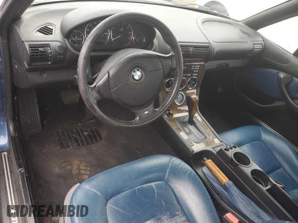 2000 BMW Z3 2.5L with VIN WBACH9348YLM92485, listed as a Copart auction lot 72951904 with 90,183 mi miles and Salvage Title. Bid and sale history available at carsss.com. Image 8.