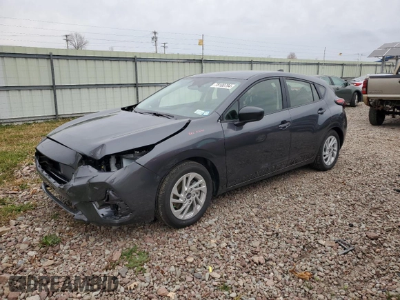2024 Subaru Impreza with VIN JF1GUABC7R8857680, listed as a Copart auction lot 78100784 with 488 mi miles and Salvage Title. Bid and sale history available at carsss.com. Image 1.