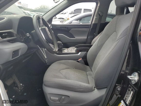 2021 Toyota Highlander L with VIN 5TDCZRBHXMS135869, listed as a Copart auction lot 50631215 with 65,397 mi miles and Salvage Title. Bid and sale history available at carsss.com. Image 7.