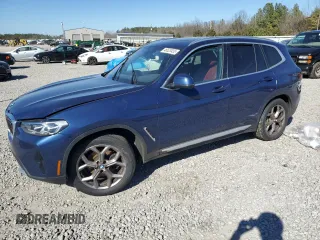 2022 BMW X3 sDrive30i with VIN 5UX43DP09N9M38426, listed as a Copart auction lot 46523435 with 45,306 mi miles and Salvage Title. Bid and sale history available at carsss.com. Image 1.