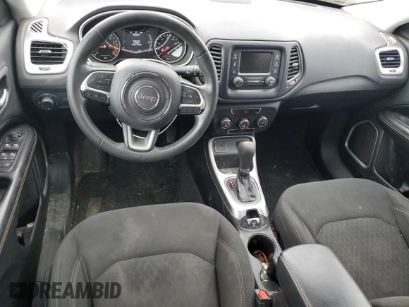 2018 Jeep Compass Sport with VIN 3C4NJCAB7JT136974, listed as a Copart auction lot 50920255 with 107,557 mi miles and Non Repairable. Bid and sale history available at carsss.com. Image 8.