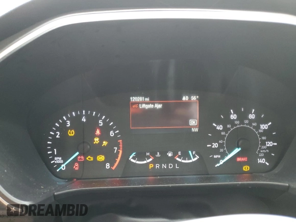 2022 Ford Escape SE with VIN 1FMCU9G68NUA60569, listed as a Copart auction lot 58168925 with 120,281 mi miles and Non repairable. Bid and sale history available at DreamBid. Image 9.
