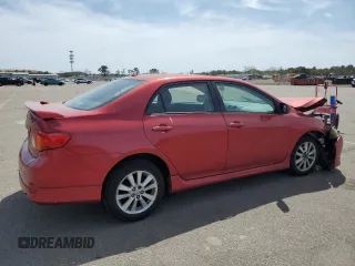 2010 Toyota Corolla with VIN 2T1BU4EE2AC452483, listed as a Copart auction lot 53624035 with 135,375 mi miles and Salvage Title. Bid and sale history available at DreamBid. Image 3.