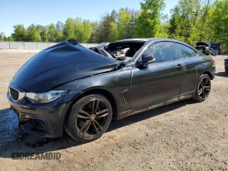 2018 BMW 4 Series 430i xDrive z VIN WBA4W5C53JAA49936, wystawiony jako Copart lot #57306505 z przebiegiem Nie podano mil oraz Szkoda całkowita • Salvage title. Historia ofert i sprzedaży dostępna na DreamBid. Obrazek 1.