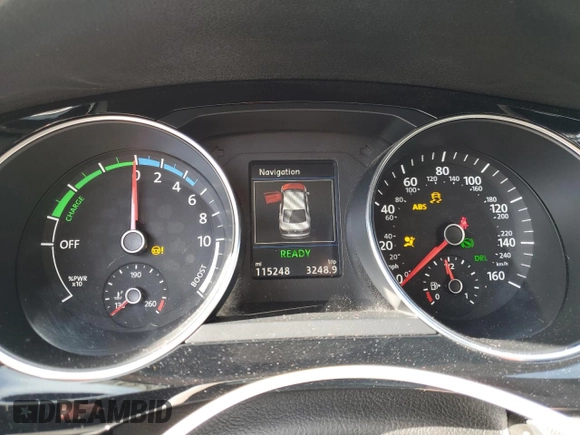 2015 Volkswagen Jetta Sedan Hybrid SEL Premium with VIN 3VW637AJ7FM310554, listed as a Copart auction lot 79337953 with 115,248 mi miles. Bid and sale history available at carsss.com. Image 9.