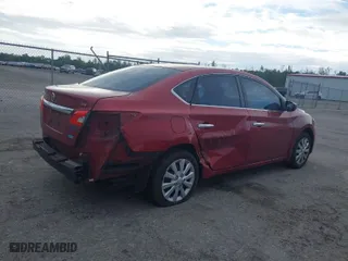 2014 Nissan Sentra SV with VIN 3N1AB7AP7EL644787, listed as a IAAI auction lot 41361432 with 192,422 mi miles. Bid and sale history available at carsss.com. Image 4.