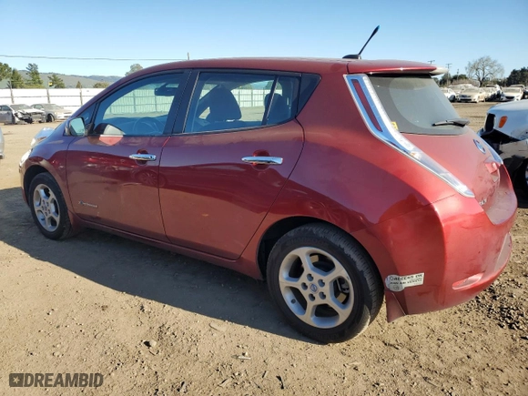 2013 Nissan LEAF SV with VIN 1N4AZ0CP5DC410046, listed as a Copart auction lot 46318875 with NaN miles and Clean Title. Bid and sale history available at carsss.com. Image 2.
