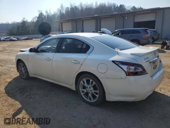 2013 Nissan Maxima SV with VIN 1N4AA5AP2DC830175, listed as a Copart auction lot 47230205 with 162,668 mi miles and Salvage title. Bid and sale history available at DreamBid. Image 2.