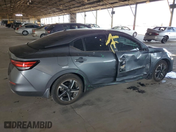 2024 Nissan Sentra SV с VIN 3N1AB8CV0RY377955, выставлен на аукционе Copart как лот 58603515 с пробегом 16 062 миль миль и Списание • Salvage title. История ставок и продаж доступна на DreamBid. Изображение 3.