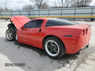 2008 Chevrolet Corvette with VIN 1G1YY26W485113072, listed as a Copart auction lot 47881425 with 96,051 mi miles and Salvage Title. Bid and sale history available at carsss.com. Image 2.