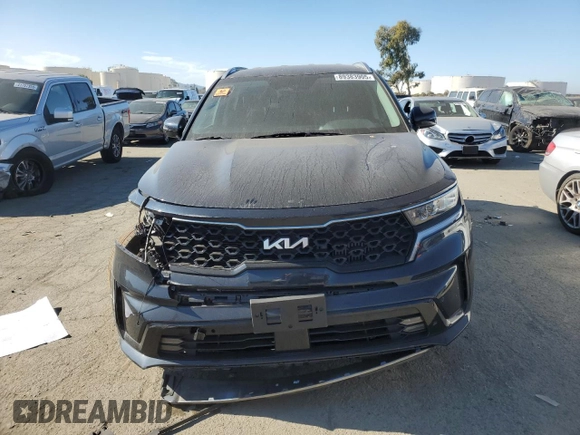2022 Kia Sorento EX with VIN KNDRH4LG1N5079642, listed as a Copart auction lot 89383905 with 23,307 mi miles and Salvage title. Bid and sale history available at DreamBid. Image 5.