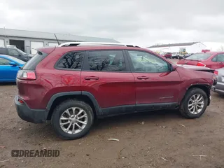 2020 Jeep Cherokee Latitude with VIN 1C4PJMCB3LD650308, listed as a IAAI auction lot 41052567 with 114,049 mi miles. Bid and sale history available at carsss.com. Image 14.