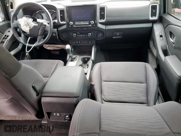 2022 Nissan Frontier SV with VIN 1N6ED1EJ7NN607859, listed as a Copart auction lot 60967545 with 48,828 mi miles and Salvage title. Bid and sale history available at DreamBid. Image 8.