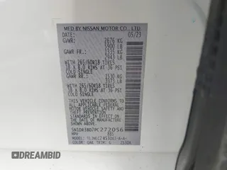 2023 Nissan Pathfinder SV z VIN 5N1DR3BD7PC272056, wystawiony jako IAAI lot #42184186 z przebiegiem 31 923 mil mil oraz . Historia ofert i sprzedaży dostępna na DreamBid. Obrazek 9.
