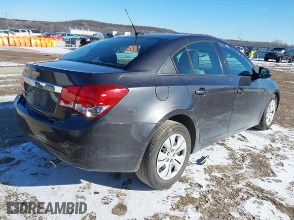 2014 Chevrolet Cruze LS with VIN 1G1PA5SG2E7382347, listed as a IAAI auction lot 41377497 with 140,765 mi miles and . Bid and sale history available at DreamBid. Image 4.