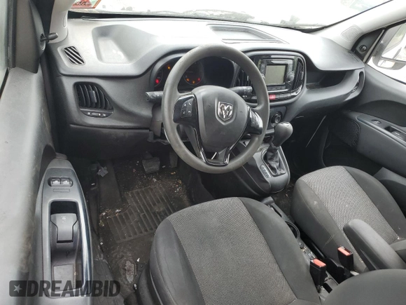 2019 Ram ProMaster City Cargo Tradesman z VIN ZFBHRFAB8K6M89620, wystawiony jako Copart lot #57608645 z przebiegiem 105 865 mil mil oraz Szkoda całkowita • Salvage title. Historia ofert i sprzedaży dostępna na DreamBid. Obrazek 8.
