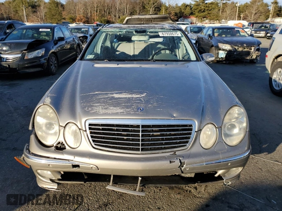 2003 Mercedes-Benz E-Class 5.0L with VIN WDBUF70J53A173768, listed as a Copart auction lot 87950675 with 0 mi miles and Salvage Title. Bid and sale history available at carsss.com. Image 5.