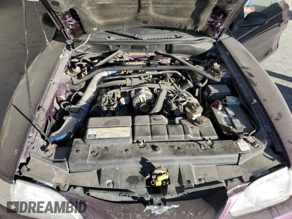 1996 Ford Mustang GT with VIN 1FALP45X9TF226146, listed as a Copart auction lot 42943185 with 60,357 mi miles and Salvage Title. Bid and sale history available at carsss.com. Image 11.