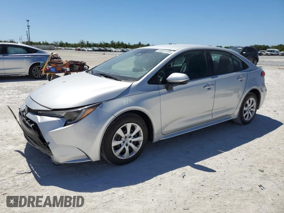 2023 Toyota Corolla LE with VIN 5YFB4MDE5PP057157, listed as a Copart auction lot 49301105 with 10,004 mi miles and Salvage Title. Bid and sale history available at carsss.com. Image 1.