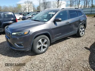 2021 Jeep Cherokee Limited with VIN 1C4PJMDX8MD209253, listed as a Copart auction lot 54414325 with 41,307 mi miles and Salvage title. Bid and sale history available at DreamBid. Image 1.