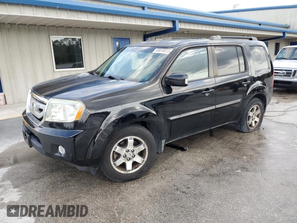 2010 Honda Pilot Touring with VIN 5FNYF4H92AB019812, listed as a Copart auction lot 49818515 with 165,638 mi miles and Salvage Title. Bid and sale history available at carsss.com. Image 1.