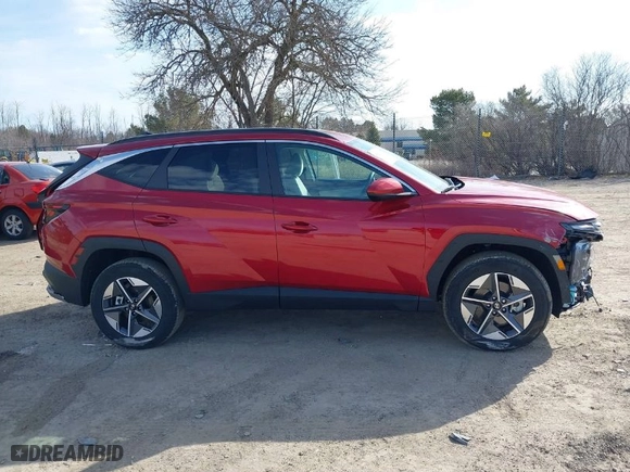 2025 Hyundai Tucson SEL with VIN 5NMJBCDE5SH445455, listed as a IAAI auction lot 41753587 with 2,387 mi miles. Bid and sale history available at carsss.com. Image 14.