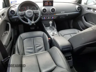 2018 Audi A3 Sedan Premium with VIN WAUAUGFF5J1018824, listed as a Copart auction lot 57607604 with 65,062 mi miles and Salvage Title. Bid and sale history available at carsss.com. Image 8.